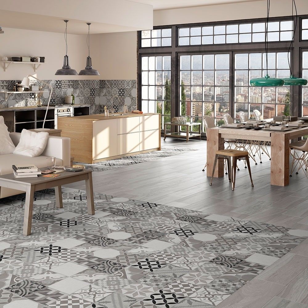 Ribera Grey Ceramic Tiles: £20.00 per m2 (1000 x 1000 Pixel)